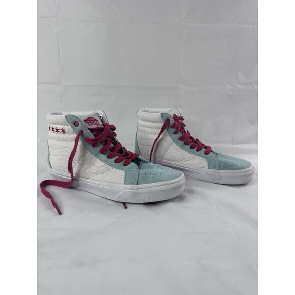 Vans Sk8-Hi Reissue Chicago Clearwater The Windy City Skater Blue Mens 7 W 8.5 - Picture 1 of 10